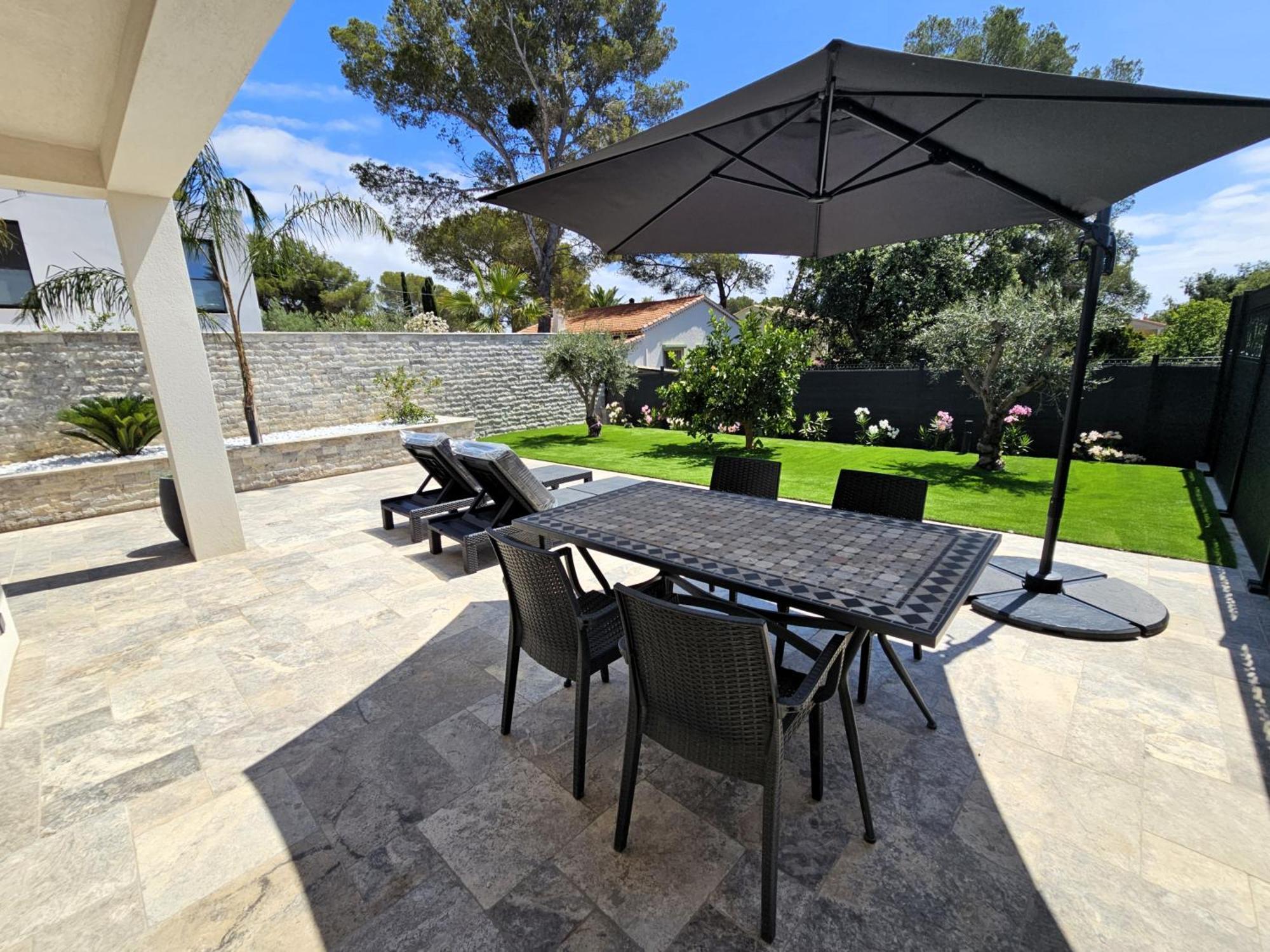 Etoile Du Berger Saint Aygulf 3 Villas Et 4 Appartements Jardin Individuel Et Piscine Chauffee En Saison - La Mer Et Les Plages 450 M Eksteriør bilde