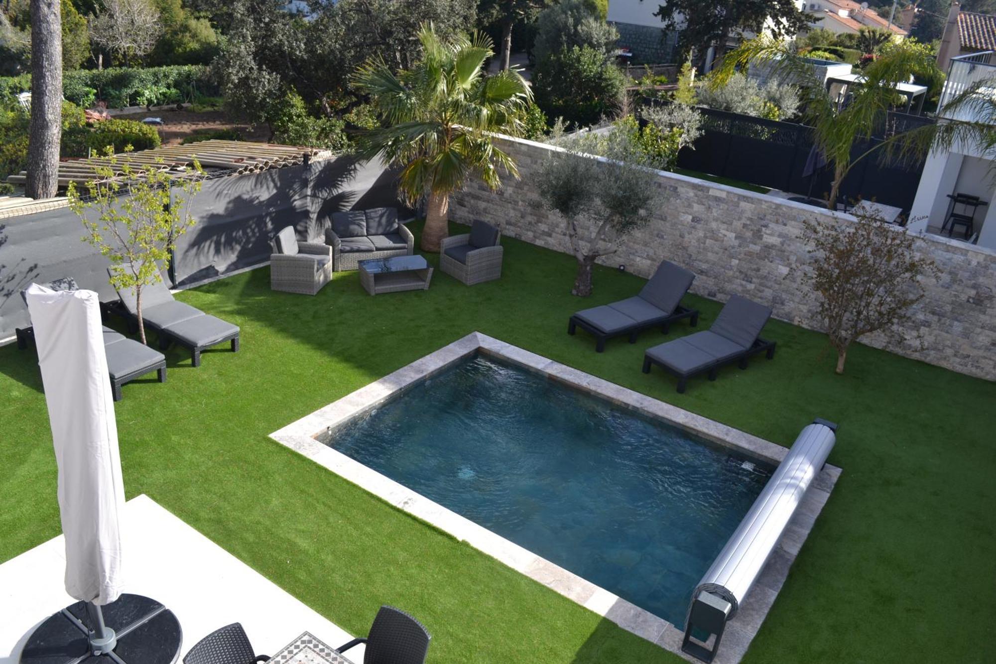 Etoile Du Berger Saint Aygulf 3 Villas Et 4 Appartements Jardin Individuel Et Piscine Chauffee En Saison - La Mer Et Les Plages 450 M Eksteriør bilde
