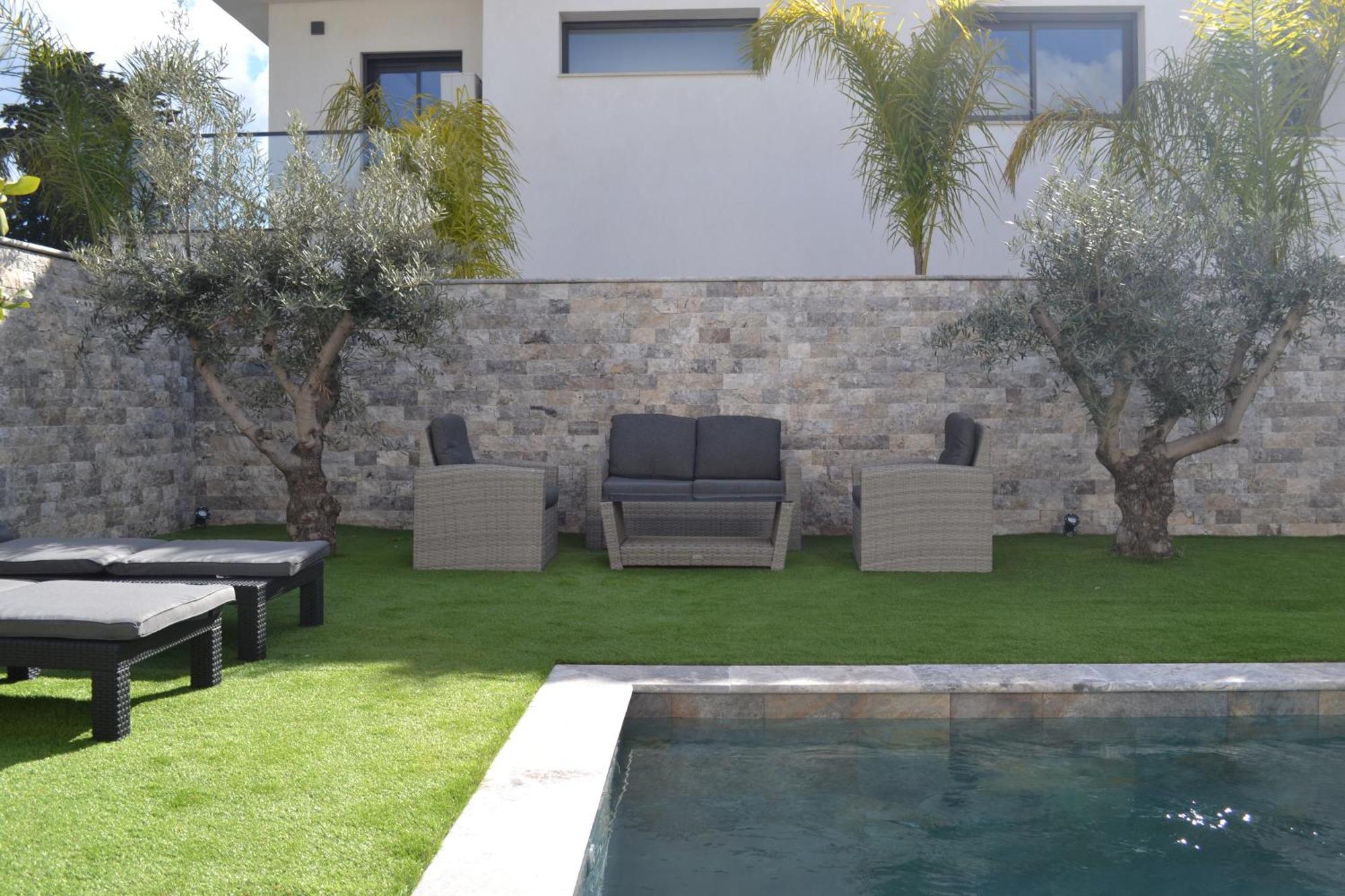 Etoile Du Berger Saint Aygulf 3 Villas Et 4 Appartements Jardin Individuel Et Piscine Chauffee En Saison - La Mer Et Les Plages 450 M Eksteriør bilde